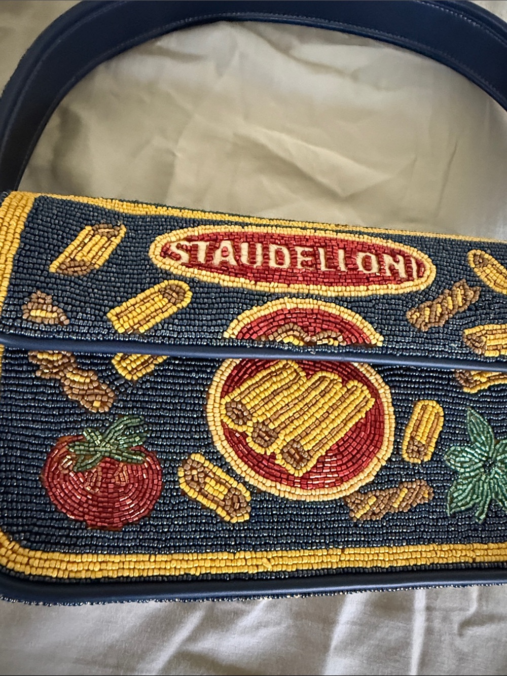 NWT STAUD Tommy Beaded Bag, Staudelloni - Picture 3 of 7